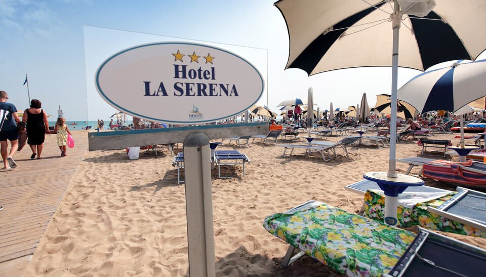 Strandservice Hotel La Serena - Ihre Unterkunft in Bibione
